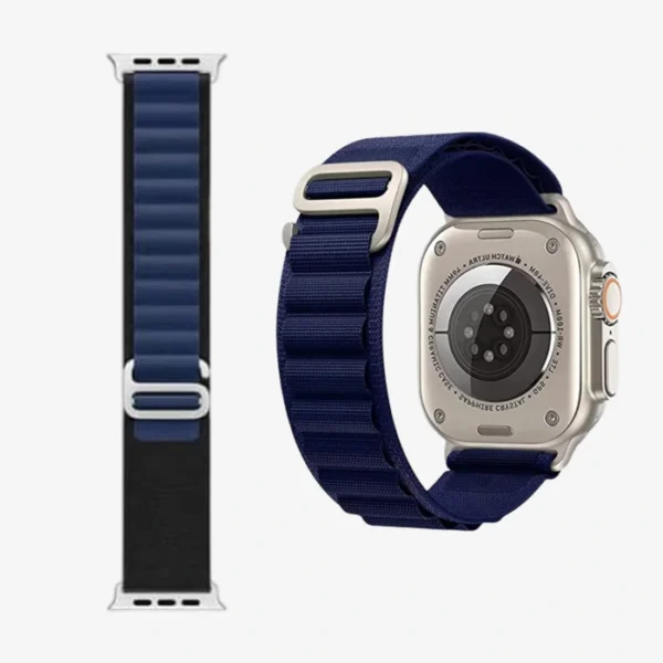 Alpine blue strap for smartwatch