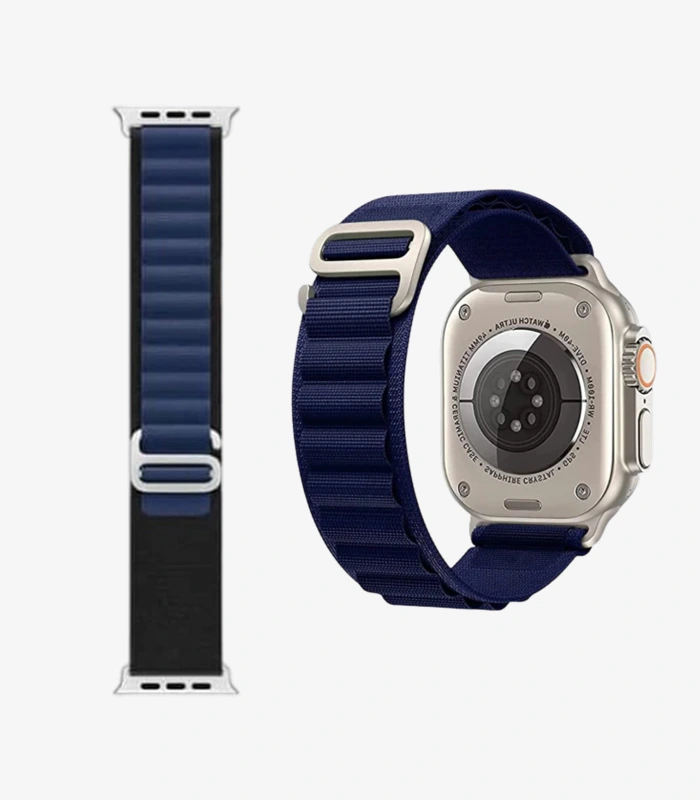 Alpine blue strap for smartwatch
